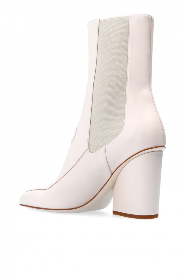 ロングブーツ SALVATORE FERRAGAMO Ivory Leather Rook Ankle Boots Salvatore Ferragamo | Shoes | Salvatore Ferragamo Boots